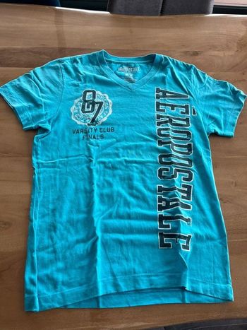 Tee shirt bleu taille m aéropostale