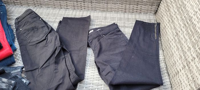Lot de 2 pantalons Camaieu Zara noirs 36 - photo numéro 2