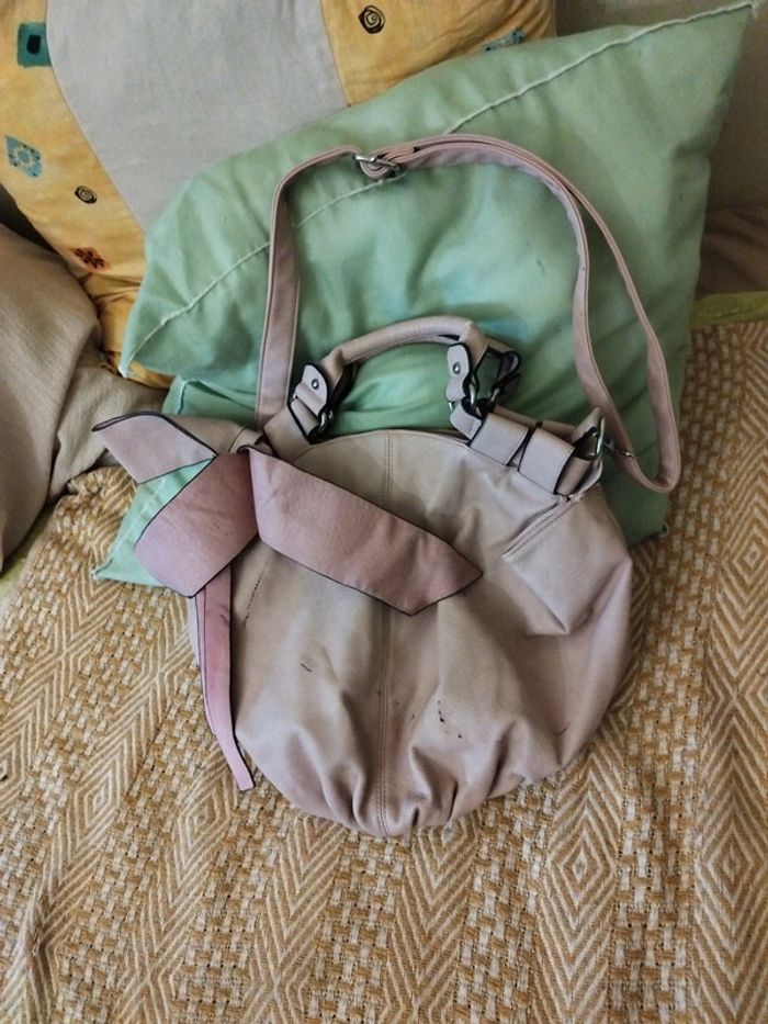 Sac bandoulière rose nœud coquette rond y2k - photo numéro 18