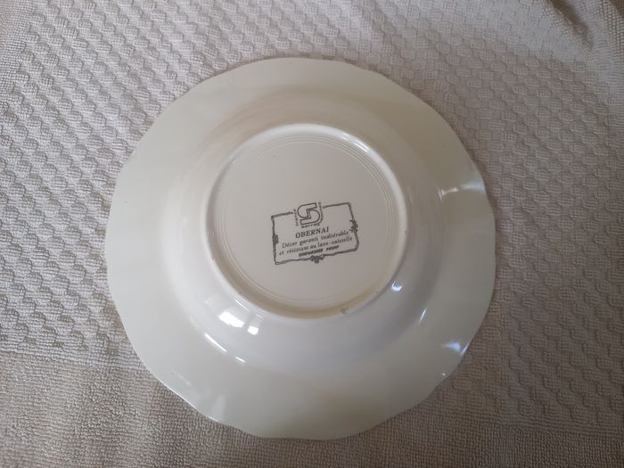 Assiette creuse récente Sarreguemines – Modèle Obernai – Ø 23 cm - photo numéro 4