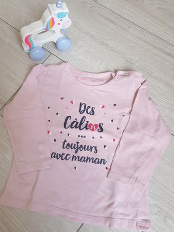 Tee shirt manches longues 12 mois