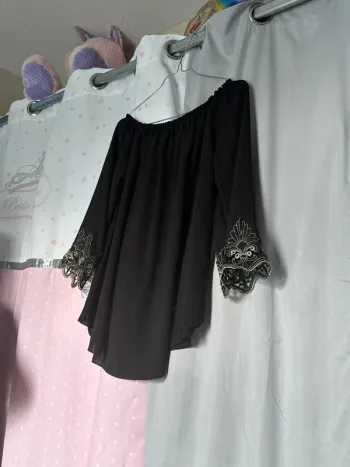 Tee shirt manche longue noir