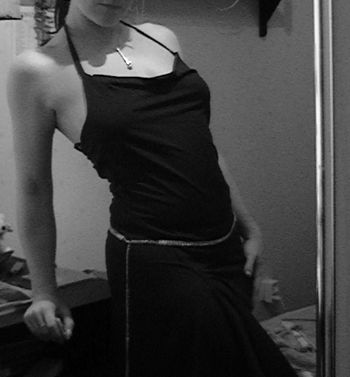 robe noire cocktail/soirée