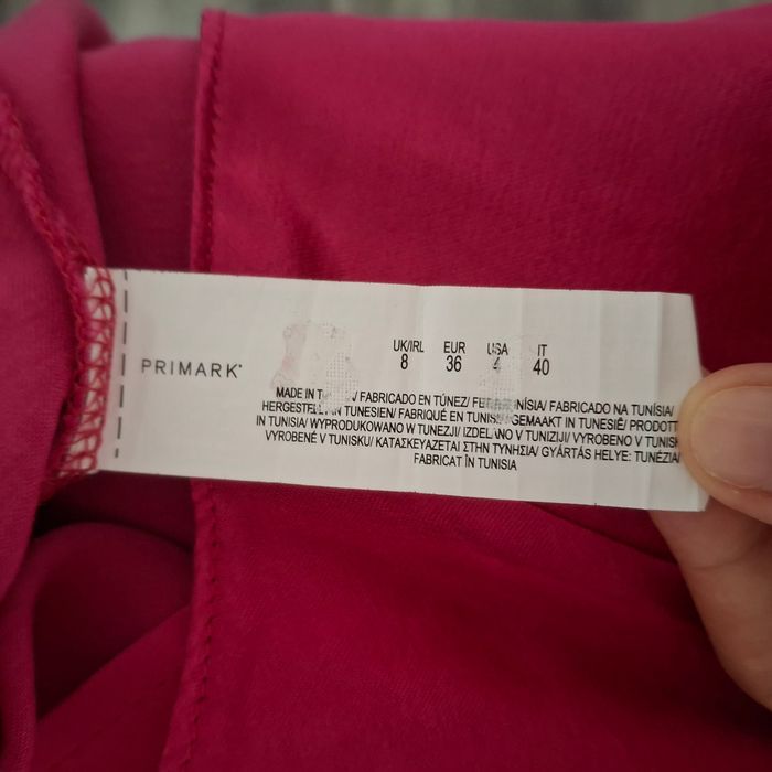 Chemise femme fuchsia effet satiné à manches longues - Taille 36 - Primark - photo numéro 6