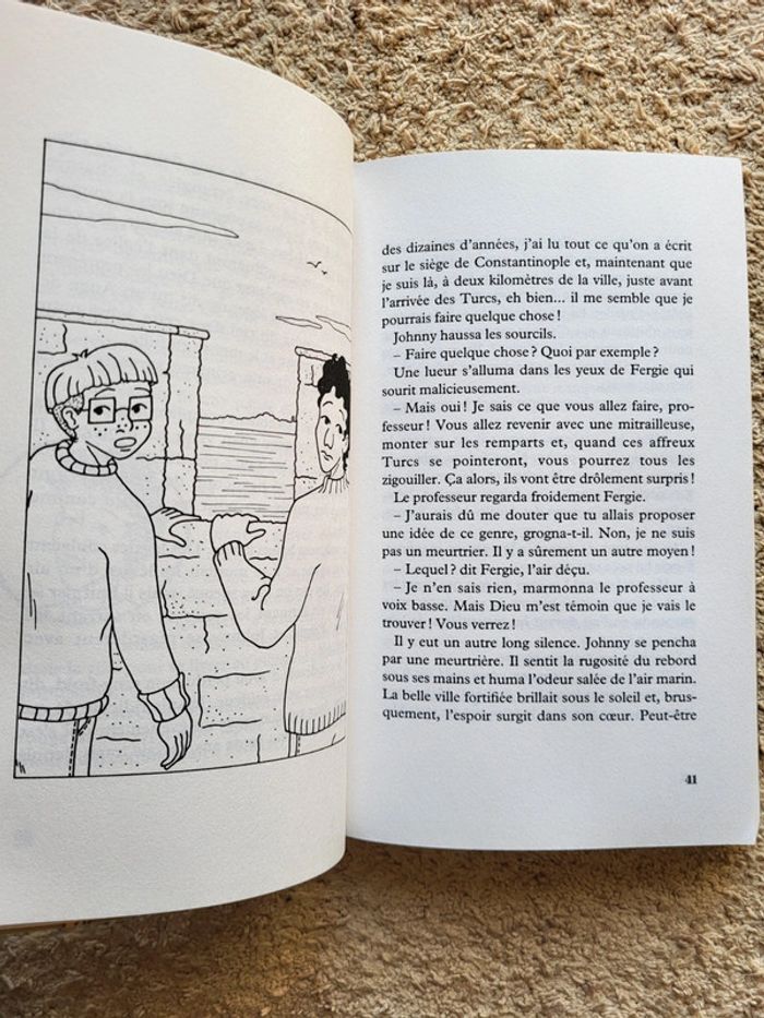 Roman jeunesse Les aventures de Johnny Dixon Le tramway qui voyageait dans le temps de John Bellairs - photo numéro 7