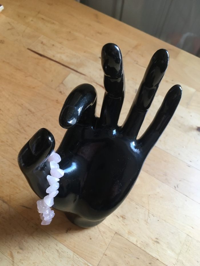 Bracelet en quartz rose - photo numéro 2