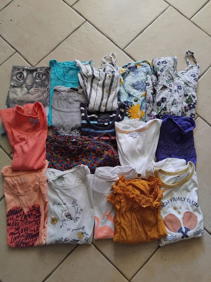 Lot tee shirt fille