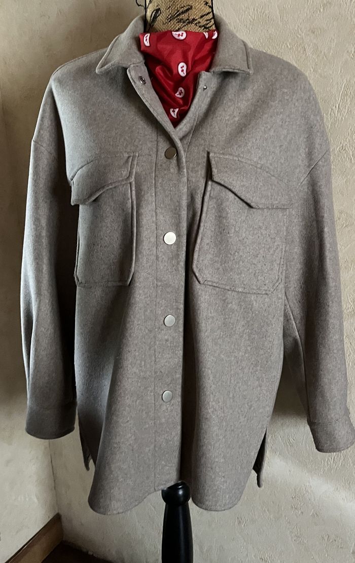 Veste manteau couleur sable C&A (S - 36)