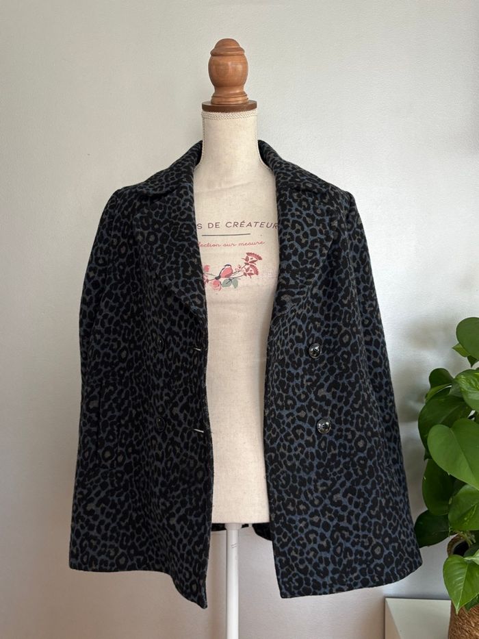 Manteau Caroll - Motifs léopard - photo numéro 6