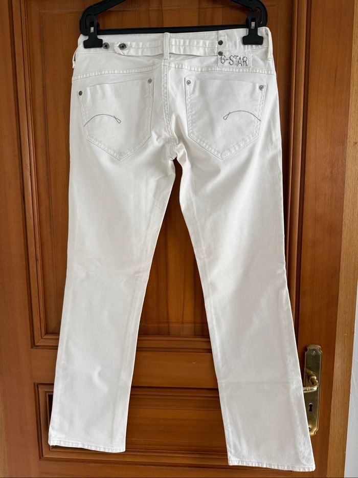 Jeans G-star Taille 42 Blanc - photo numéro 2
