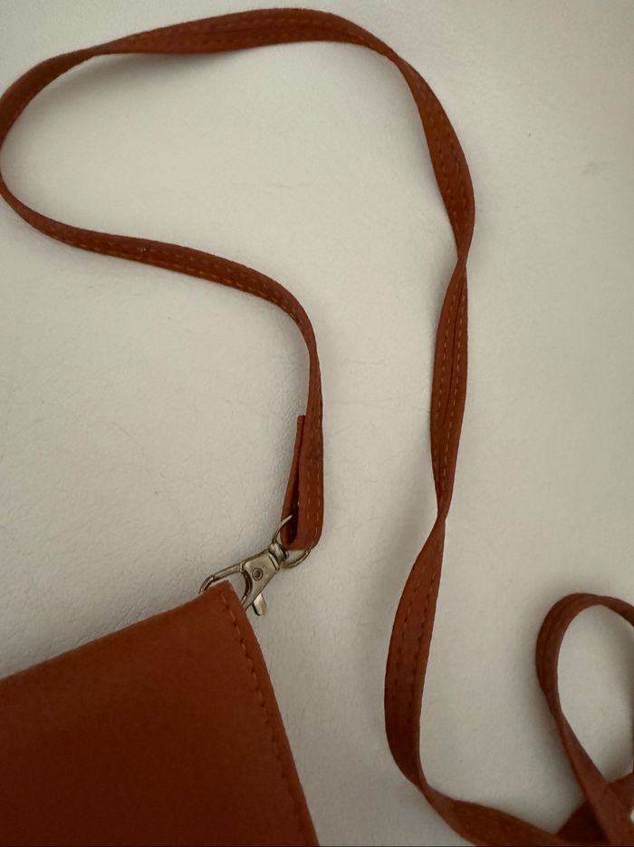 Pochette bandoulière camel - photo numéro 5
