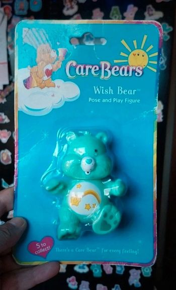 Figurine bisounours vintage Turquoise tjr dans son emballage