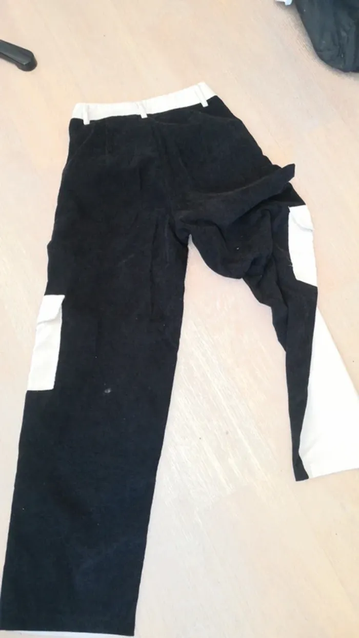 Pantalon blanc et noir rétro shein - photo numéro 5