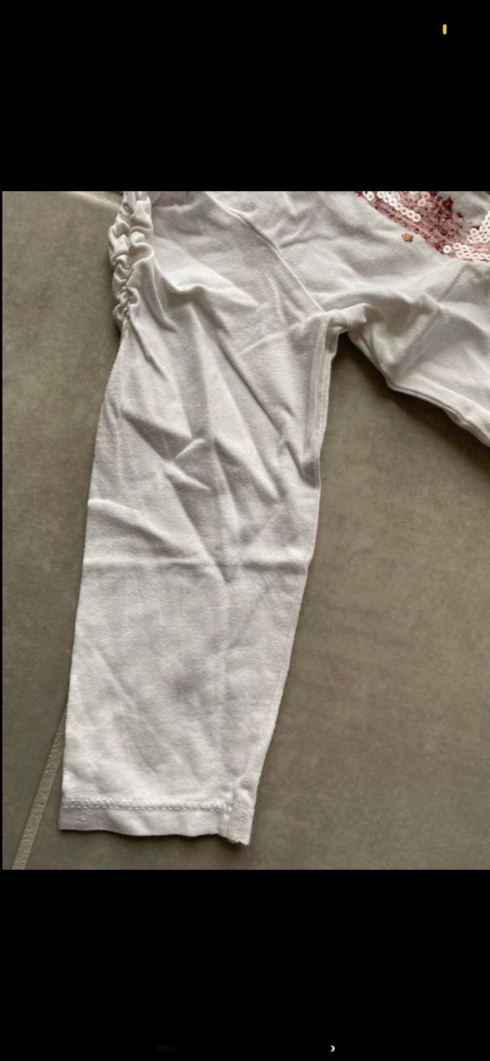 Tee shirt manches longues LOVE 18 mois - photo numéro 2