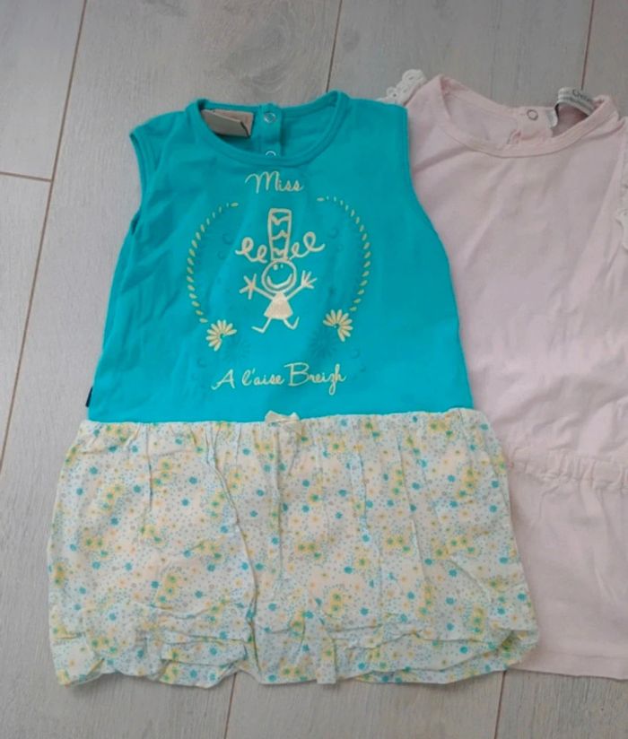 🌸 Lot 2 robes été 24 mois 👧 - photo numéro 2