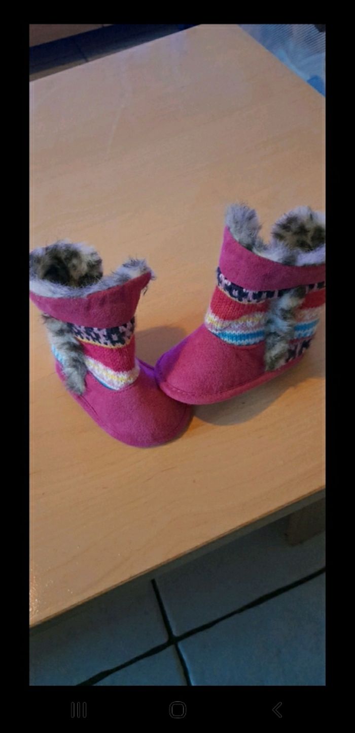 Bottines fourrées bébé