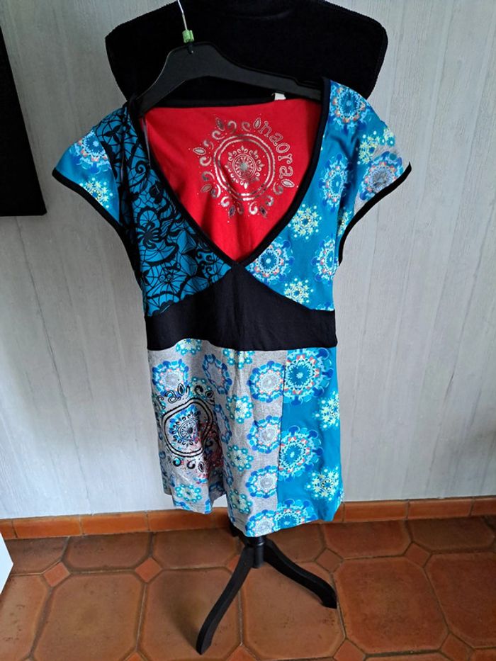 tunique bleue chinoise - photo numéro 2