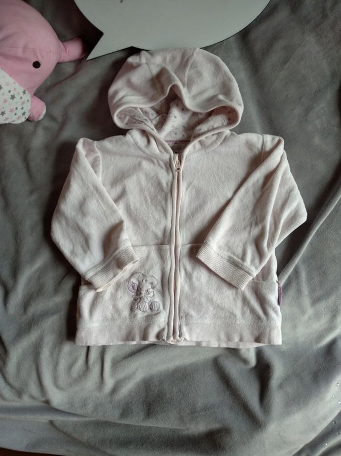 Gilet zippés avec capuche Fille 9/12 mois Snoopy H&M - photo numéro 2