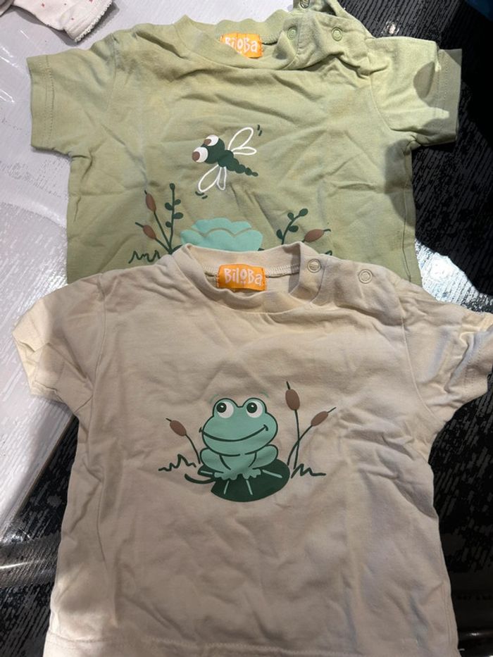 Lot 2 t-shirts Biloba – 6 mois