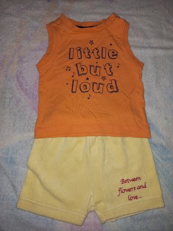Ensemble short debardeur 6 mois
