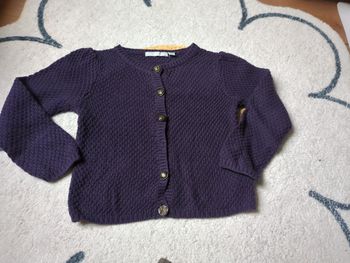 Gilet marine bleu 3 suisses 6 ans