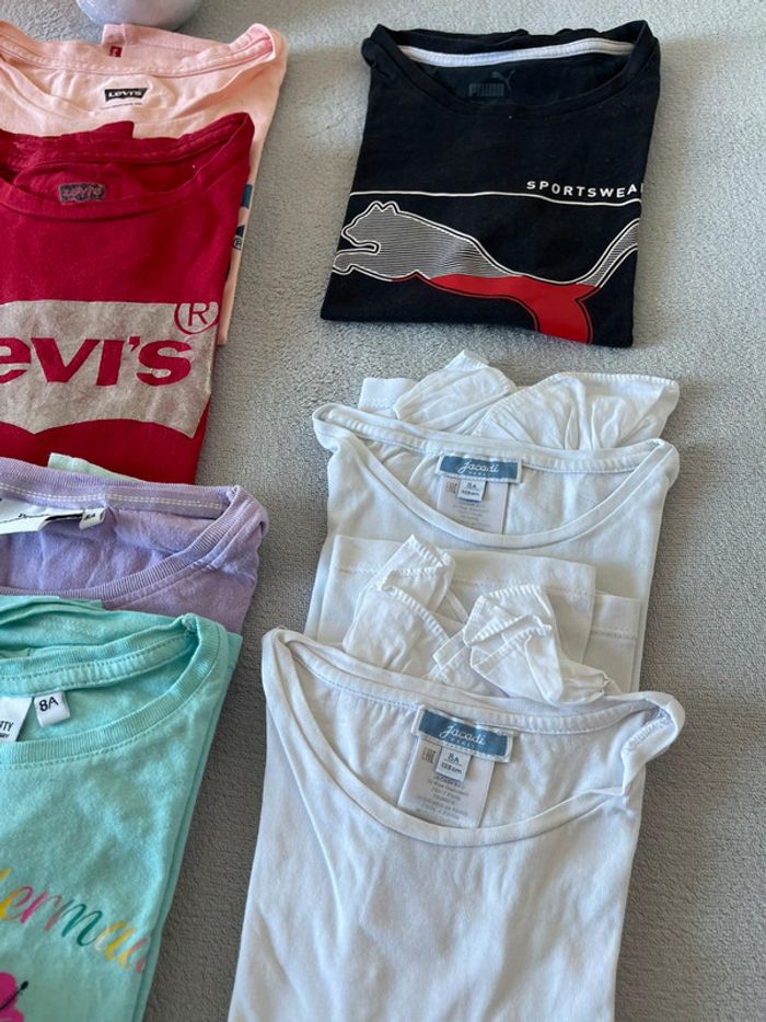 Lot de 17 tee-shirts 8 ans - photo numéro 2