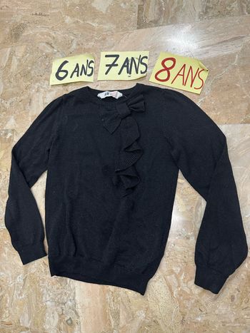 Pull paillettes 6-8 ans
