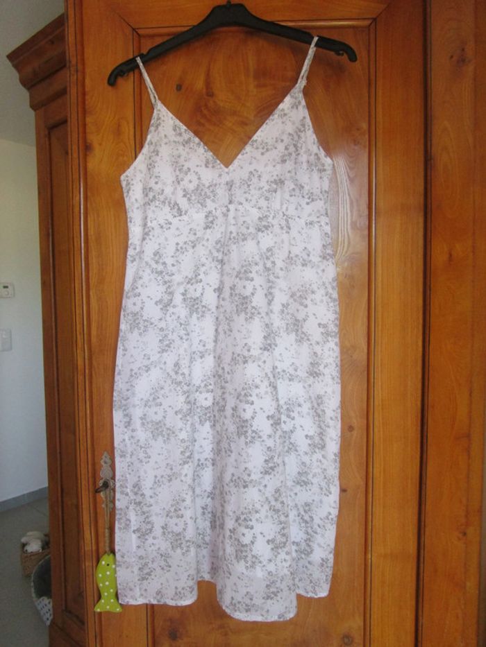 Robe à bretelles imprimé petites fleurs - photo numéro 6