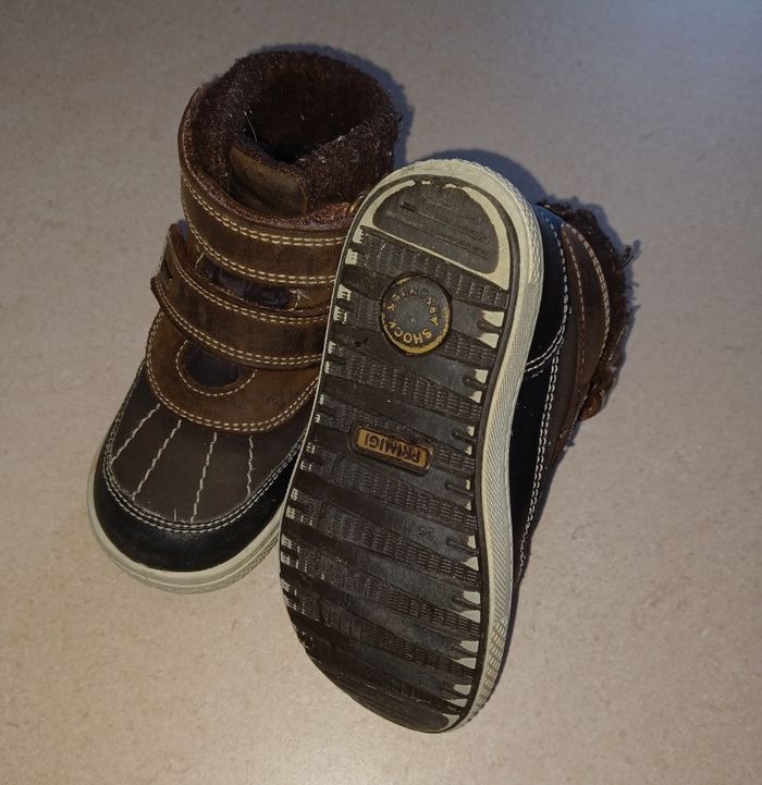 Chaussures/bottines d'hiver PRIMIGI, garçon taille 25, couleur marron - photo numéro 3