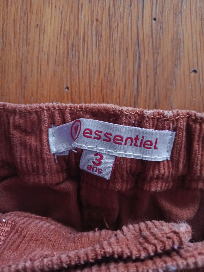 Jupe velours côtelée marron - photo numéro 2