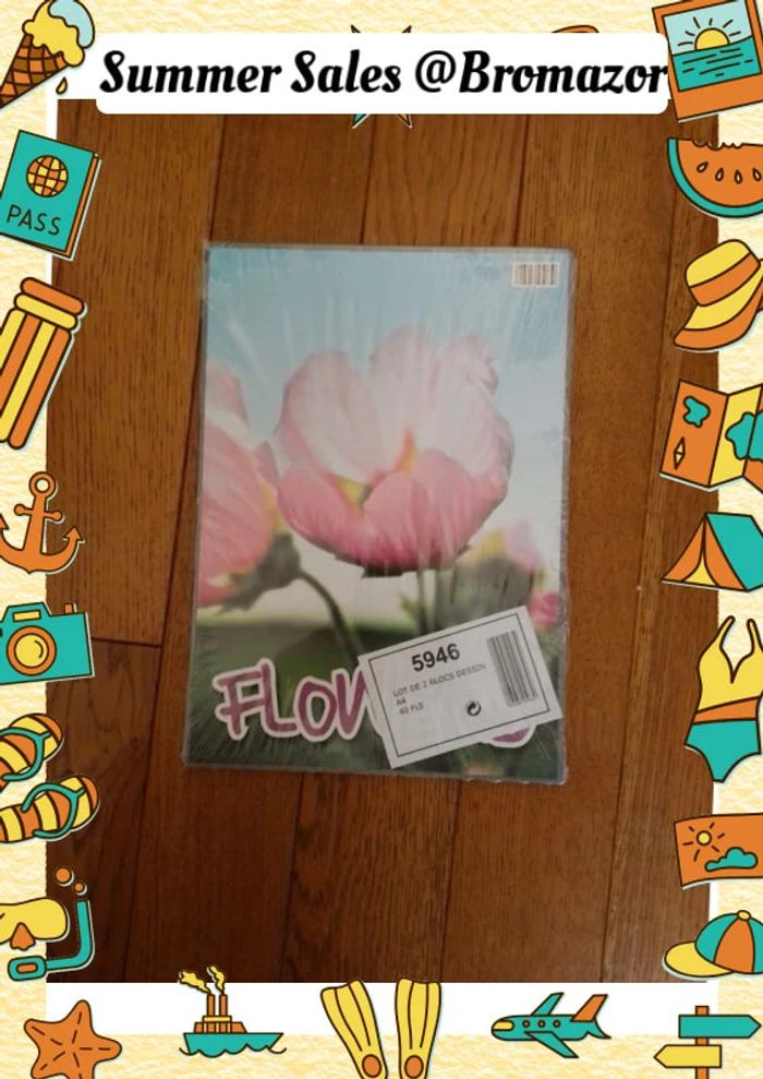 Lot de 2 blocs dessin 40 feuilles