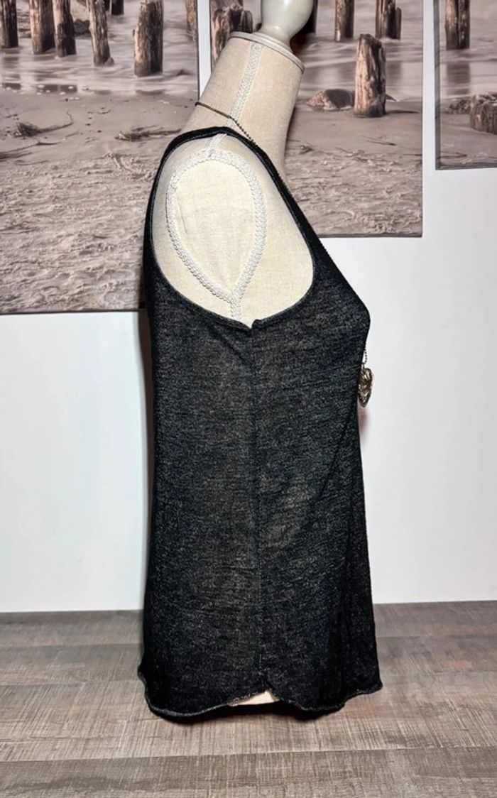 💕 long débardeur noir taille unique #cloothes - photo numéro 3