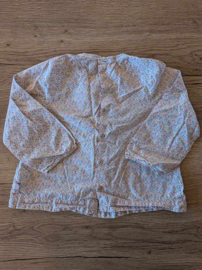 Blouse fleurie Okaïdi - Taille 3 ans - photo numéro 3