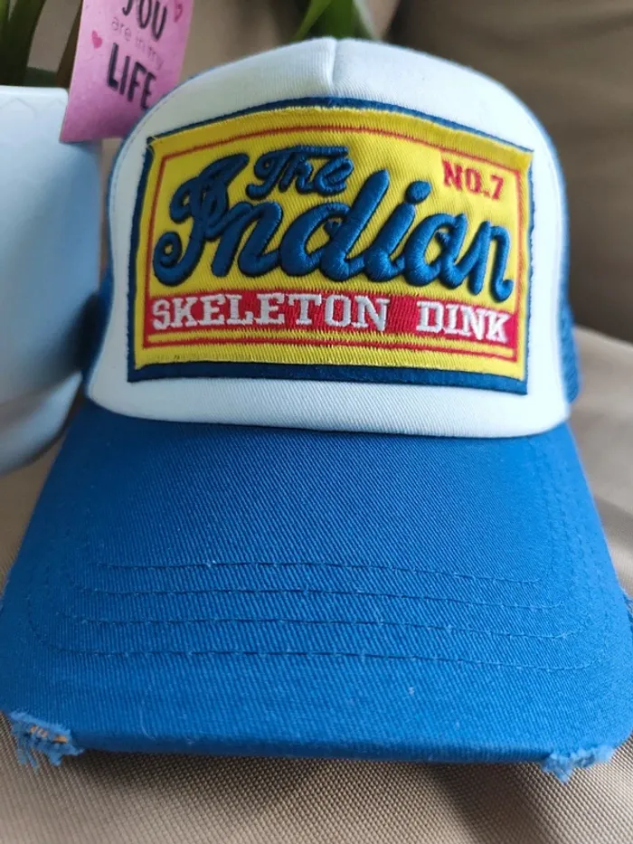 Casquette Trucker The Indian bleue - photo numéro 3