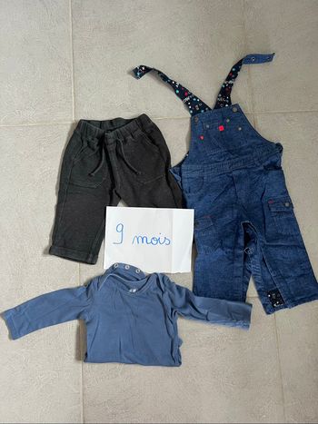 Lot vêtements garçon 9m