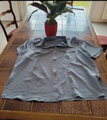 Chemisier chemise manches courtes