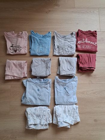 Lot pyjamas coton 4A