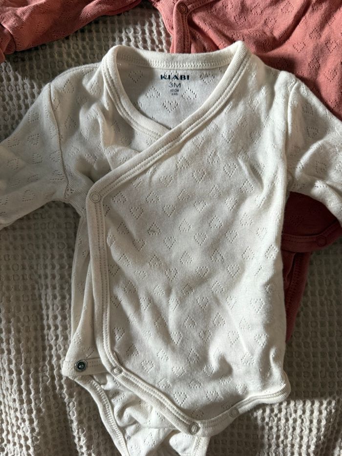 Lot de 3 bodies bébé fille - photo numéro 6