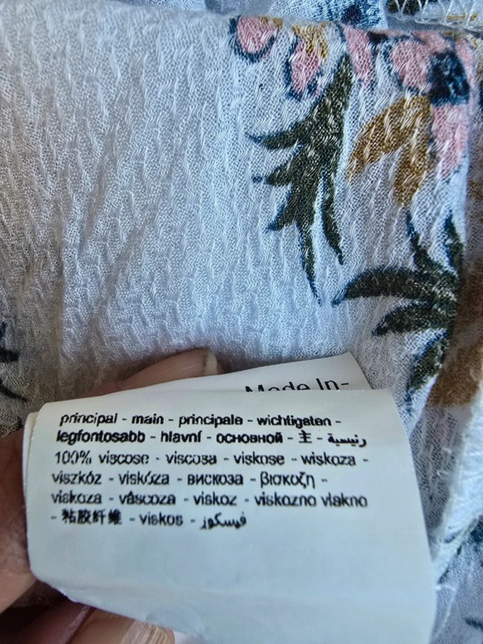 Blouse fleurie 🍒Promod🍒très bon état taille 34/36 - photo numéro 8