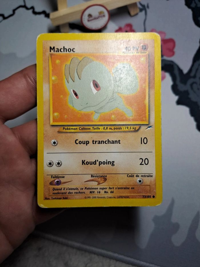 Carte Pokémon Machoc 73/105 Neo Destiny ed2 Wizards Fr - photo numéro 3