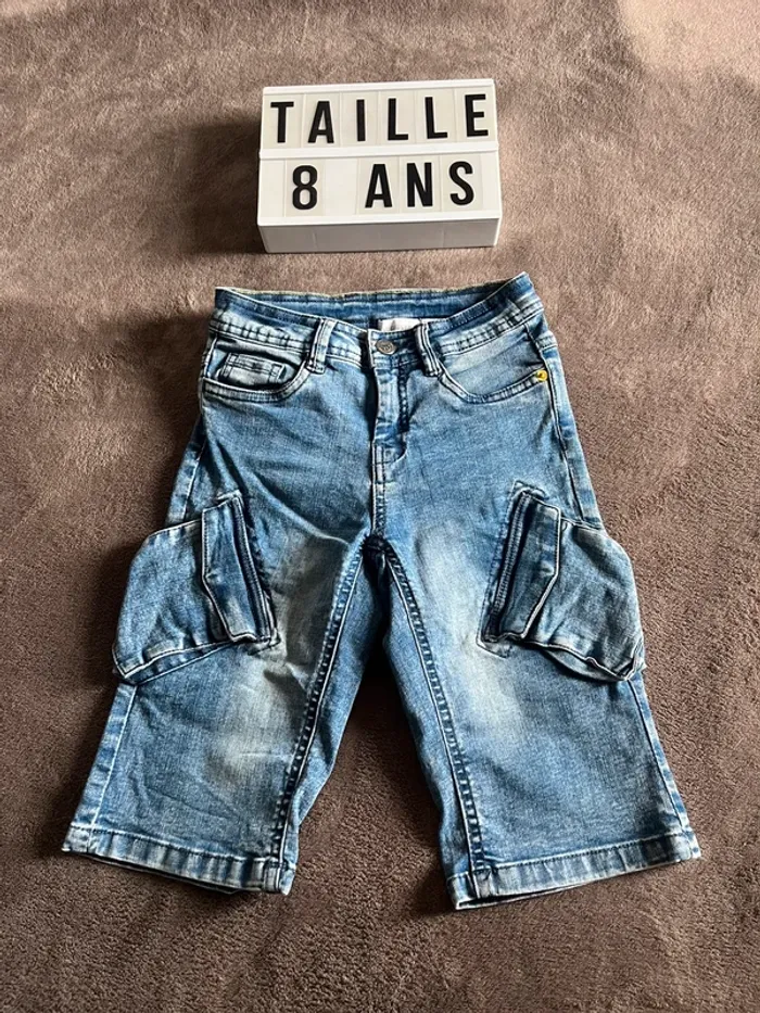 Short en jeans