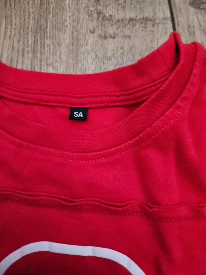 T.shirt manches longues rouge 5 ans - photo numéro 6