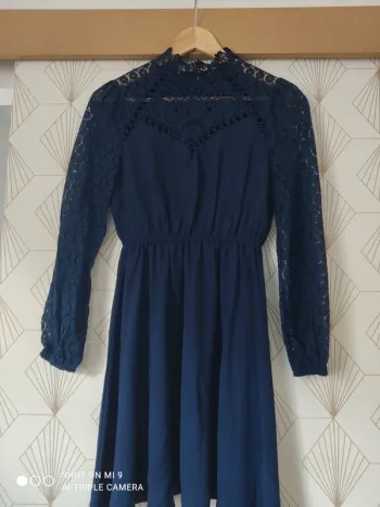 Robe belu avec dentelle