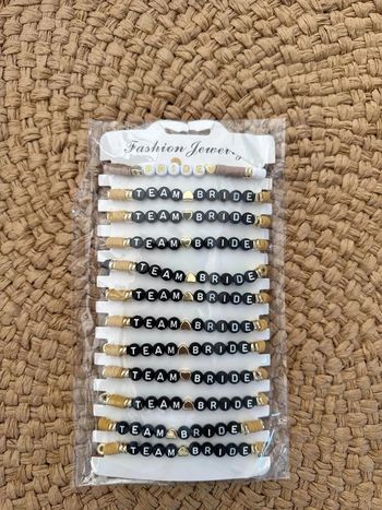 Lot 12 bracelets bride & team bride