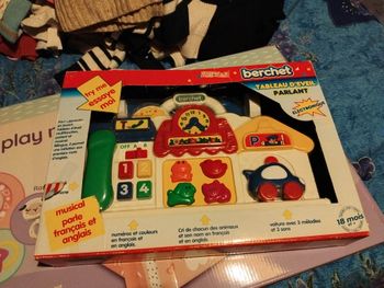 Tableau d'éveil parlant neuf