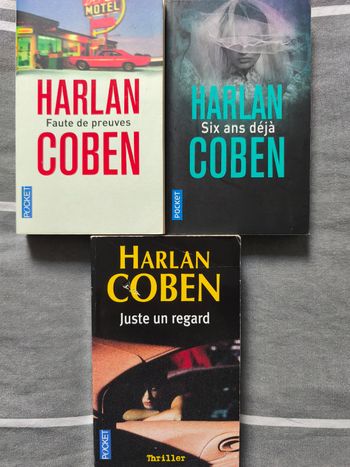 Lot de 3 Romans Harlan Coben