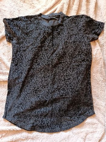 T-shirt détail velour 2XL