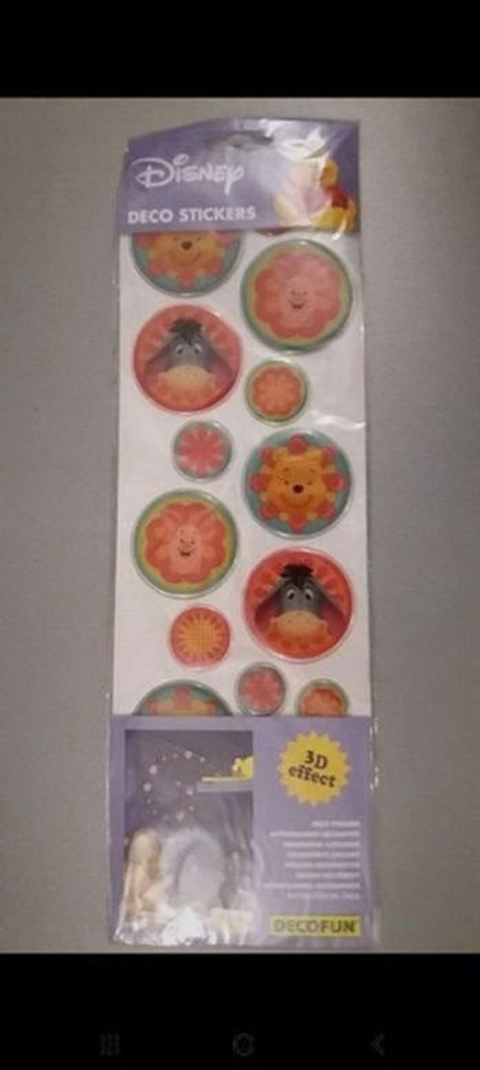 Stickers Winnie l'ourson 3D Effect