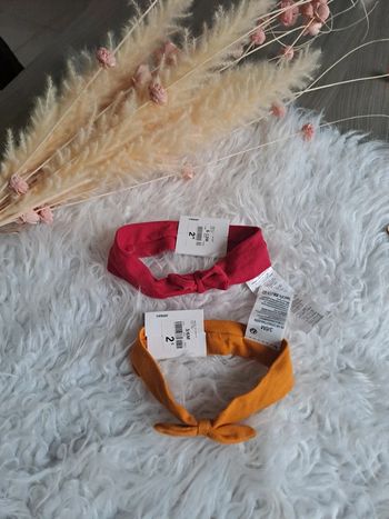 Lot 2 bandeaux neuf kiabi