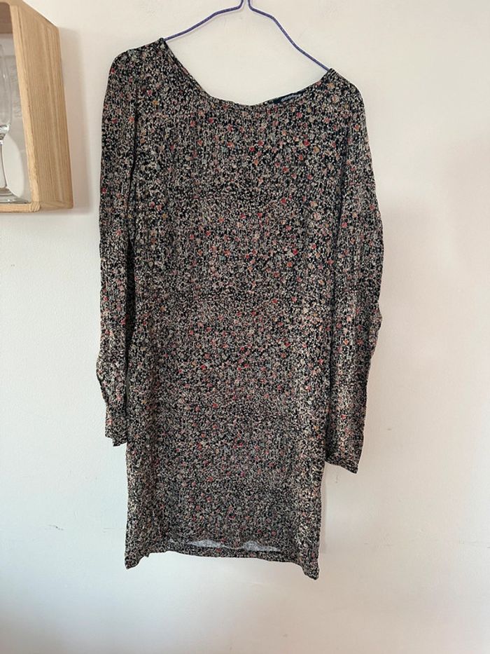 Robe manche longue à fleur bonobo